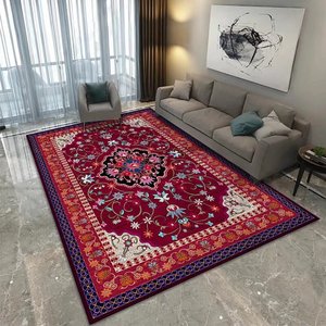 Tappeto Lavabile <span class=keywords><strong>per</strong></span> <span class=keywords><strong>Soggiorno</strong></span> Persiano Turco di Grandi Dimensioni Classico Antiscivolo Tappetino <span class=keywords><strong>per</strong></span> Casa Preghiera Fatto a Macchina - Product Image 6