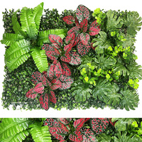 Panneau mural végétal artificiel JoyShine en buis simulé - Plantes vertes artificielles en plastique pour décoration extérieure et clôture de jardin