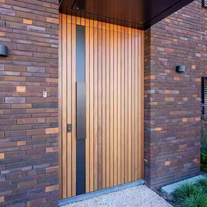 <span class=keywords><strong>Porte</strong></span> murale intérieure invisible en <span class=keywords><strong>bois</strong></span> massif moderne avec design étanche pour chambre à coucher et appartements Taille et couleur personnalisées - Product Image 1