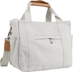 Bolsa de Mano de Poliéster con Iniciales para Mujer, Moderna, para Compras, Playa, Deportes, Yoga, Fiestas, Regalos, Bolsa de Playa Blanca, Muestra Gratis - Product Image 1