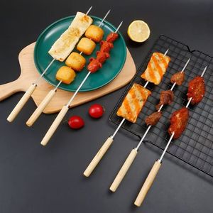 Brochetas de <span class=keywords><strong>Acero</strong></span> <span class=keywords><strong>Inoxidable</strong></span> 304 de Alta Calidad para <span class=keywords><strong>Barbacoa</strong></span>, Camping, Picnic, Herramientas de Cocina y Repostería - Product Image 3