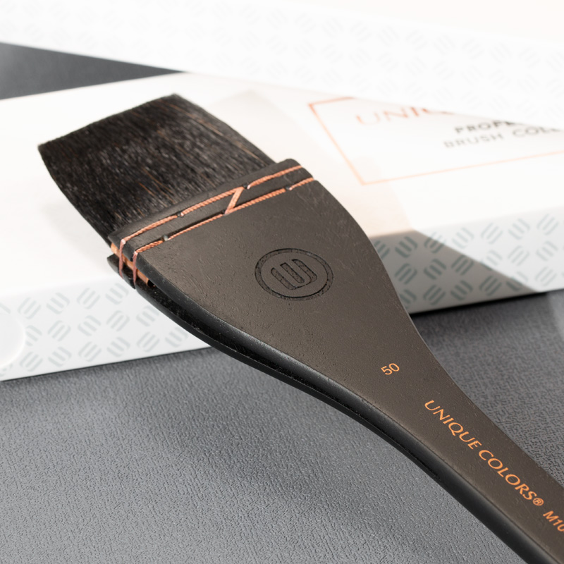 ดำ 50# แปรงทาสีศิลปะ