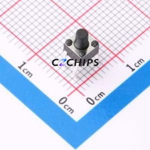 ZX-QC4545-6.0CJ Tactile Switch DIP Switch Single Pole Single Throw Round Button 2.6N Through Hole - Product Image 1