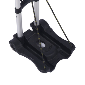 Chariot de courses pliable portable en aluminium avec plateforme et 2 roues, idéal pour supermarché, centre commercial et usage domestique (OEM) - Product Image 5