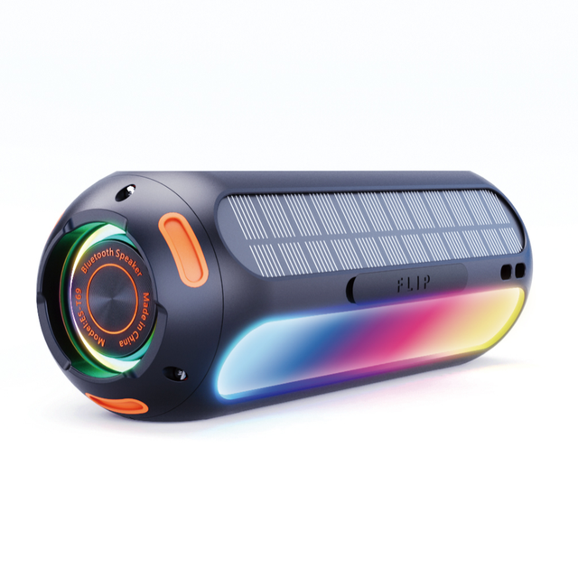 High-power Wireless Outdoor Speaker Ipx6 Waterproof Solar Bluetooth Colorful Light Multifunctional Portable Climbing Speaker