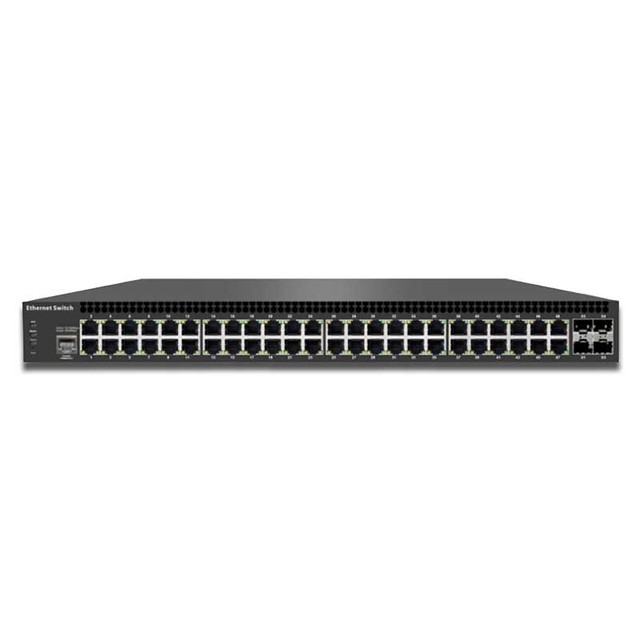 S5700 48GP 4TFR 48 Port Gigabit PoE+ Managed Network Switch with 4 SFP 10G Uplinks L3 Routing SNMP QoS for Surveillance Wireless