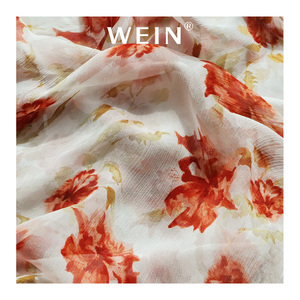 WI-Z0408 Cổ Điển Lụa Vải Thấp Moq Phản Ứng In Kỹ Thuật Số 8Mm Nhăn Lụa Voan <span class=keywords><strong>Georgette</strong></span> Vải Cho Khăn Quàng Cổ Và Ăn Mặc - Product Image 5