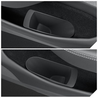 Boîte de rangement pour porte avant de voiture, accessoires intérieurs pour Tesla Model Y Juniper YL 2025, poubelle de voiture, bac de rangement pour déchets