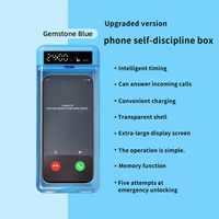 Boîte de verrouillage de téléphone avec minuterie, coffre-fort à temporisation contrôlée par l'utilisateur pour tous les téléphones, la plupart des téléphones Android, casier électronique sécurisé