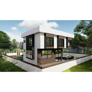 Venta caliente Villa a prueba de terremotos Prefabricada 3 4 Dormitorios Casa Prefabricada Lujo Playa <span class=keywords><strong>Villas</strong></span> Hotel - Product Image 3