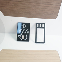 Autocollants personnalisés de haute qualité en acrylique résistant à la chaleur pour boutons de commande, protecteurs d'écran en PMMA, PVC, PC, étiquettes et plaques de protection