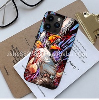 Coque de téléphone 3D lenticulaire Anime Chainsaw Man Denji/Makima/Power, étui 3D à effet de mouvement pour téléphone portable, cadeau