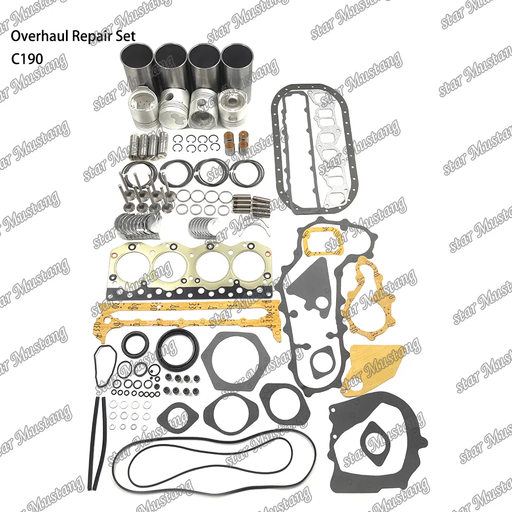 Juego de reparación de reacondicionamiento C190 adecuado para piezas de motor Isuzu