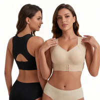 Soutien-gorge de sport grande taille TK de haute qualité, le plus vendu, sans coutures, doux, très extensible, à fermeture avant, pour la course et le yoga, pour femmes