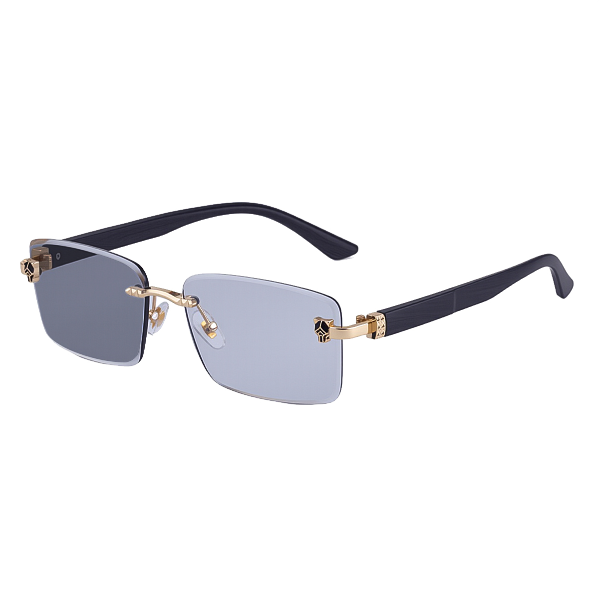 C1 Negro Veta de Madera Colores Oro Gris Claro Se Vuelve Gris