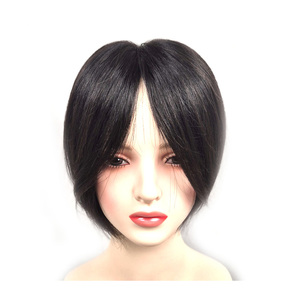 Pelucas de Cabello Humano Natural Liso Coreano Cosmo en Corea (18x16) - 10 Pulgadas, Cómodas de Usar, Ligeras para Uso Diario - Product Image 1