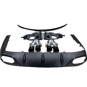 Para <span class=keywords><strong>Mercedes</strong></span> Clase <span class=keywords><strong>E</strong></span> W238 E53 Look difusor trasero-<span class=keywords><strong>Coupe</strong></span> C238 A238 <span class=keywords><strong>Cabrio</strong></span> tubo de cola Boby Kit - Product Image 1