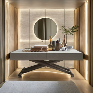 Multi-funzionale Lift-up <span class=keywords><strong>tavolino</strong></span> <span class=keywords><strong>e</strong></span> tavolo da pranzo a doppio uso <span class=keywords><strong>allungabile</strong></span> adatto per salotti di piccole case semplici - Product Image 4