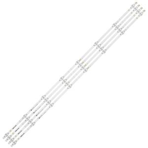 HX-NO.666 3V 4 pièces 8 lampes JL.D55081330-003FS-M Rétroéclairage LED pour téléviseur Hisense Corps en aluminium - Product Image 1