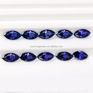 <span class=keywords><strong>Marquis</strong></span> coupe laboratoire ensemble saphir arc-en-ciel irisation Bracelet collier bague 4x8mm spécial petites pierres précieuses assorties en vrac - Product Image 4