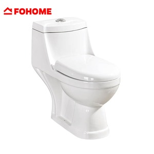 Porcelana Parto doble descarga lavado inodoros una pieza - Product Image 1