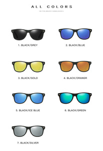 Retro in logo thể thao cổ điển vuông PC gương phân cực men <span class=keywords><strong>Sun</strong></span> Glasses Shades Sunglasses phụ nữ - Product Image 5