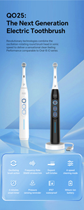 Cepillo de Dientes Eléctrico Sónico Recargable Inteligente, Cepillo de Dientes con Vibración a Prueba de Agua IPX7, Cepillo de Dientes Multifuncional para Limpieza Bucal Diaria - Product Image 1
