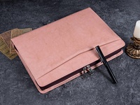 Porte-documents en cuir personnalisé professionnel, organiseur de documents personnalisé pour la satisfaction des clients, cadeaux d'entreprise