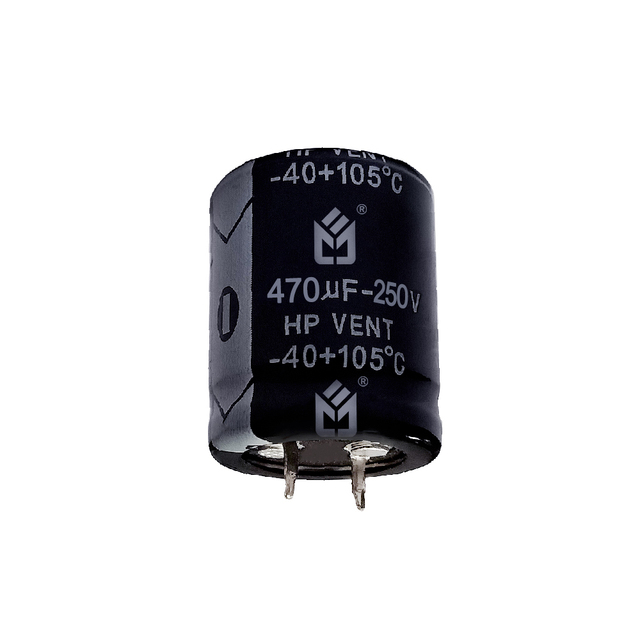 High Quality Cheap Price JEC Brand Hole 22x40mm 470uF 250V 105 Operating Temp Aluminum Electrolytic Capacitor for Storage