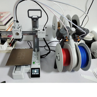 Printer 3D Desktop Bambu Lab A1 Mini Combo AMS Lite Multi-warna Kecepatan Tinggi FDM