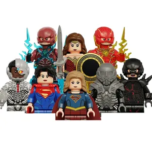 KT1071 Der Flash Cyborg General Zod Wonder Woman Film charakter Mini Bausteine Ziegel Lernspiel zeug für Kid Boys
