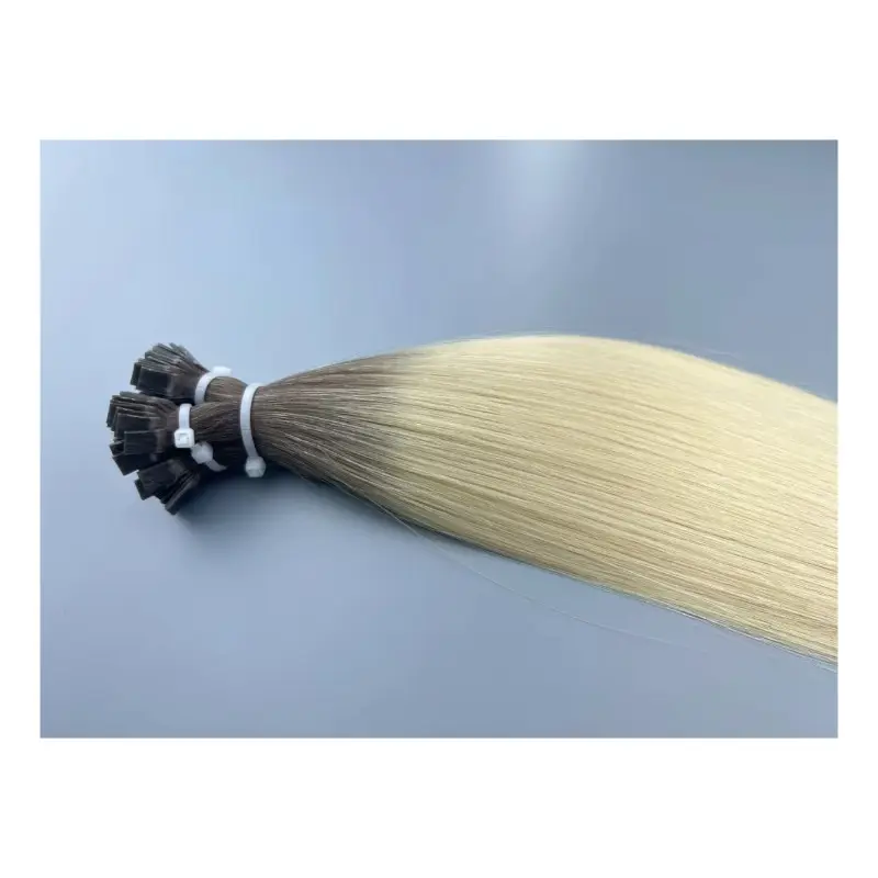 100% russe Double dessiné humain Remy cheveux naturel en gros plat/I/U/V/pointe Extension de cheveux vierge Cuticule Remy cuticule cheveux