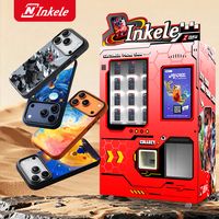 INKELE Nouvelle machine distributrice de coques de téléphone portable en libre-service : Obtenez facilement et rapidement une coque de téléphone personnalisée