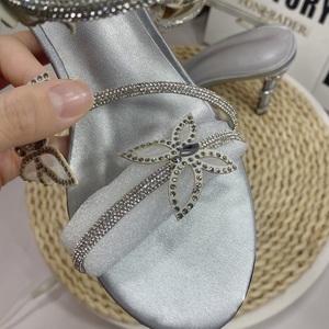 Talons Femmes Sandals 2025 New Designer Women Sexy Rhinestone Winding Stiletto Party Dress <b>Shoes</b> Ladies Heels - Product Image 4