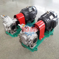 KCB série 110V acier inoxydable 55 83.3 pompe de transfert d'huile de cuisson chaude électrique Palm pompe à engrenages kcb 200 1.1kw 380V