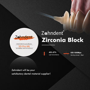 Zahndent Best Verkopende 57% Doorschijnendheid Tandheelkundige Verbruiksartikelen Meerlagige Zirkonia Blok Tandheelkundige Schijven - Product Image 5