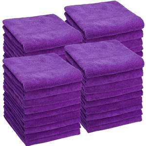 ผ้าเช็ดทำความสะอาดไมโครไฟเบอร์แบบแห้งเร็ว ผ้าขนหนูเนื้อนุ่มแบบใหม่ ผ้าเช็ดแห้งแบบวงแหวน สำหรับเบาะรถยนต์ ขายส่ง - Product Image 1