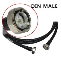 Low Pim Koaxial-Schott-Überspannung schutz 4.3 /10 Stecker 1/2 Super flex Rf-Überbrückung kabel 4.3-10 Stecker 5M