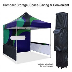 Carpa Plegable Publicitaria con Logotipo Personalizado, Tela Plateada 210D, Estructura de Hierro, Sublimación de Tinta, para Eventos y Exhibiciones - Product Image 3