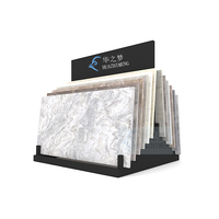 Présentoir de carreaux de céramique au sol populaire support de plancher en bois fente pierre Quartz affichage granit mosaïque présentoirs en métal