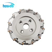 Tête de fraiseuse à face indexable BT50 545 à 45 degrés avec plaquette SEEN1504 en acier allié Cr-V 42HRC pour usinage CNC