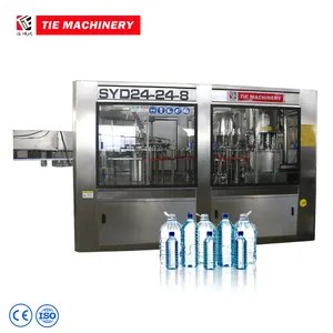 Full Automatic Plastic Bottle Liquid Pure Water Treatment Machinery Liquid Filling Sealing Machine Packaging