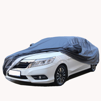 Housse de voiture en coton PVC imperméable, résistante, protection tout temps, quatre saisons, ajustement universel