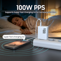 Cargador de 100w para Laptop y Teléfono, Tipo C, CE, ROHS, KC, UKCA, ETL, Adaptador de Carga Rápida USB Portátil, Cargador de Pared de 100w PD para Samsung iPhone