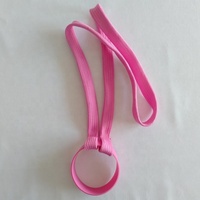 Chine usine sur mesure extérieur eau bière bouteille cou lanière sangle rose Silicone porte-gobelet tissé avec Polyester Nylon