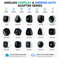 Adaptateur CarPlay sans fil et dongle Android Auto, adaptateur USB pour voiture Plug and Play avec Wi-Fi double bande, Bluetooth 5.2 et mise à jour OTA