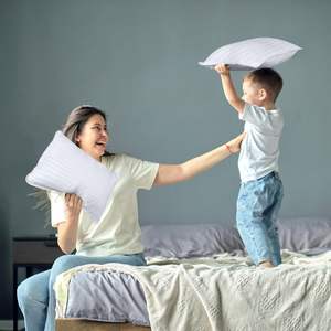 Мягкий и дышащий чехол из смесового хлопка, подушка для малышей, идеально подходит для детской кроватки и путешествий, подушка для малышей 13x18, детские подушки - Product Image 6