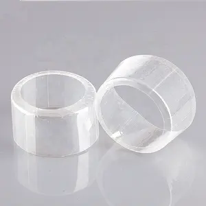 Clear Round PVC Preformed Shrink Bands Heat Shrink Wrap Bands for Bottle Cap Seal