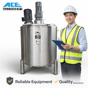 Tanque Mezclador con Calentamiento a Vapor Eléctrico, Homogeneizador, Mezclador de 500L 1000L, Máquina Emulsionadora, Máquina para Hacer Jabón Líquido - Product Image 6