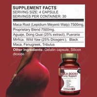 Capsules de soutien à la beauté et à la santé à base de racine de maca Aegelwell pour femmes - Complément alimentaire naturel végétalien pour la mémoire et l'immunité